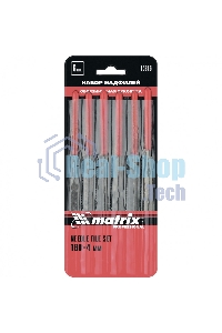 Набор Matrix надфилей, 160x4мм, 6 шт., обрезиненные рукоятки