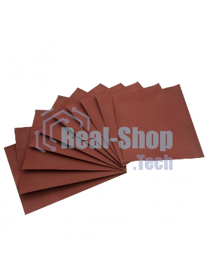 Шлифлист на бумажной основе Сибртех, P 320, 230 х 280 мм, 10 шт., влагостойкий