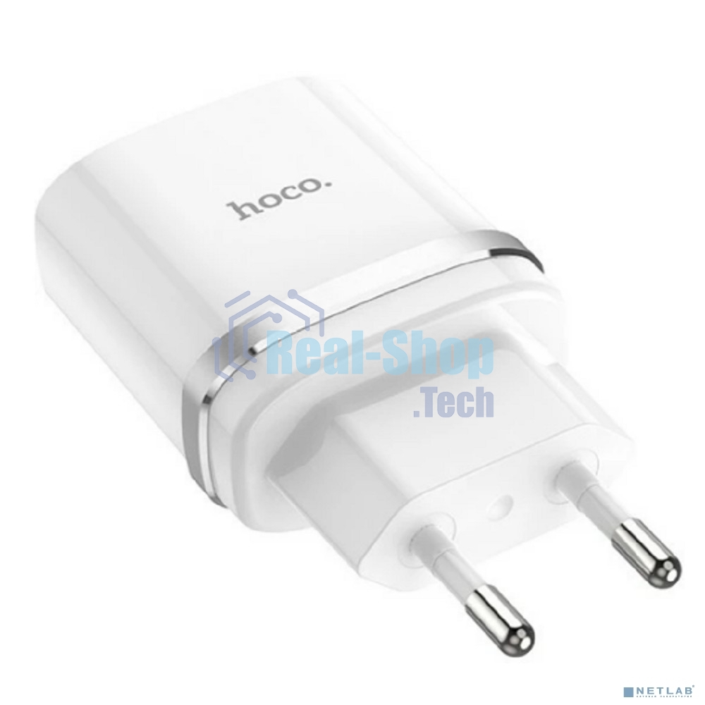 Сетевое зарядное устройство QC 3.0 HOCO HC-16262 C12Q 1 USB Выход: 5V_9V_12V, 18W белый