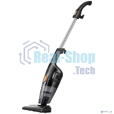 Пылесос вертикальный Deerma DX115C черный, питание от сети, 600 Вт, уборка сухая, пылесборник 1.2 л