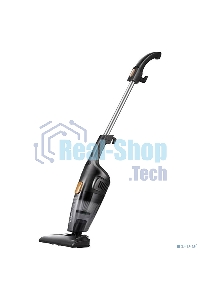 Пылесос вертикальный Deerma DX115C черный, питание от сети, 600 Вт, уборка сухая, пылесборник 1.2 л