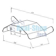 Держатель Rexant садовый для хранения поливочного шланга, настенный, черный