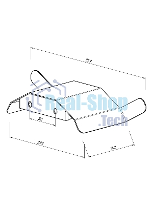 Держатель Rexant садовый для хранения поливочного шланга, настенный, черный