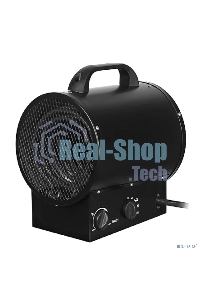 Пушка тепловая электрическая Rexant круглая, прямоугольная подставка, ТЭН, 2кВт