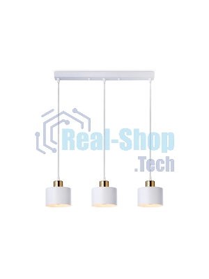 Светильник Ambrella light TR8117/3 WH/BS белый/латунь E27*3 max 40W 580*120*970