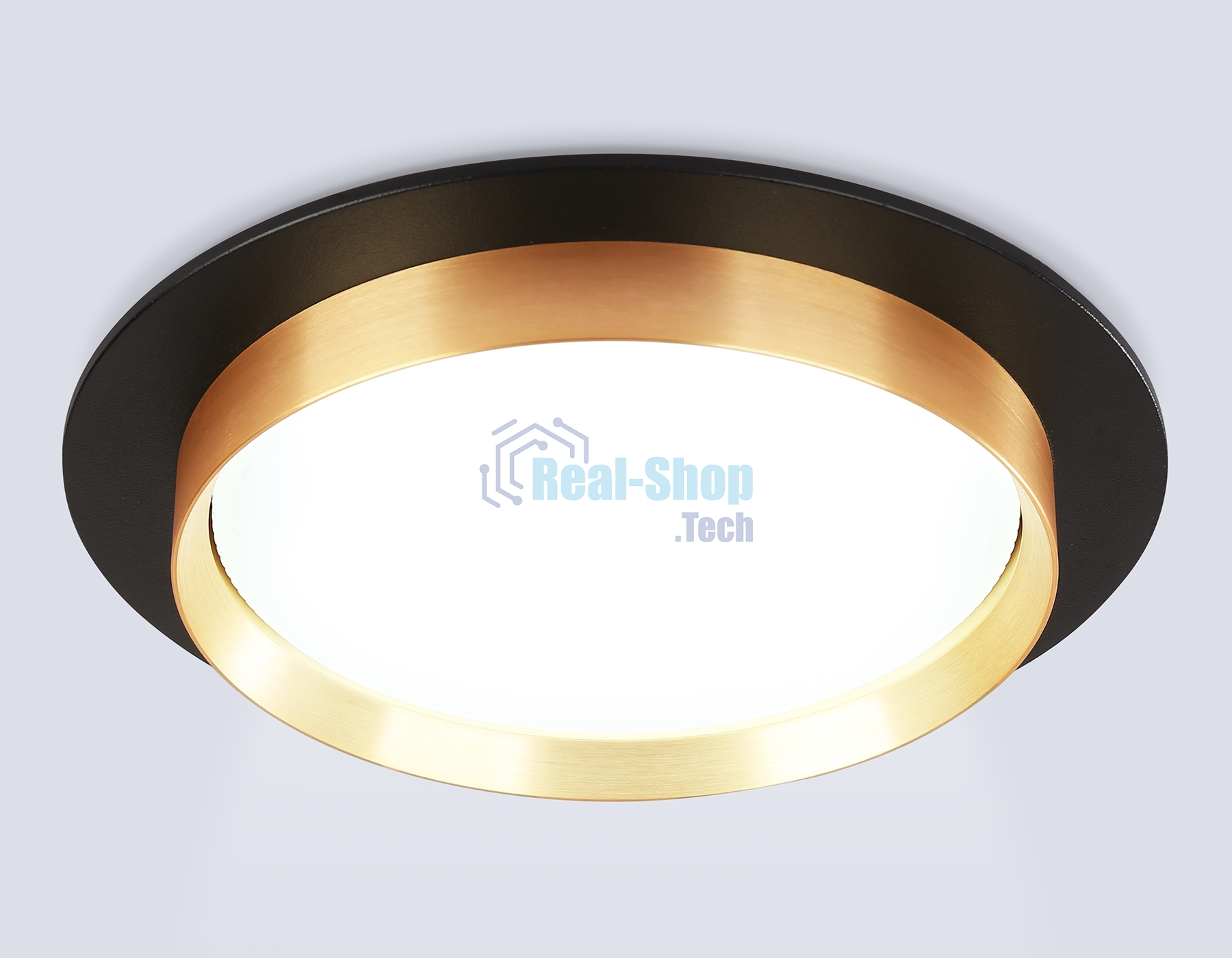 Светильник встраиваемый TU5020 BK/GD черный/золото IP20 GX70 D150*45