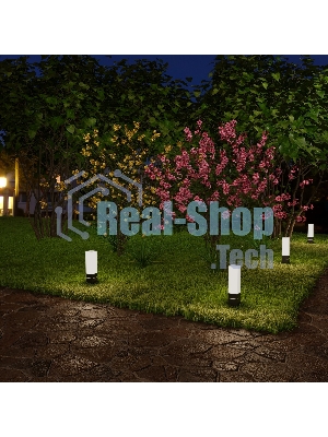 Светильник садово-парковый со светодиодами 1536 TECHNO LED чёрный