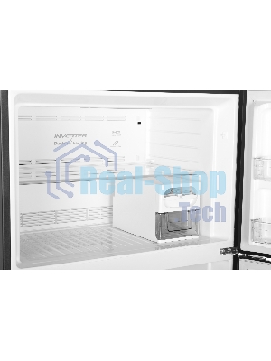 Холодильник Hitachi R-VG660PUC7-1 GBK черный стекло двухкамерный 405/145л морозилка сверху No Frost
