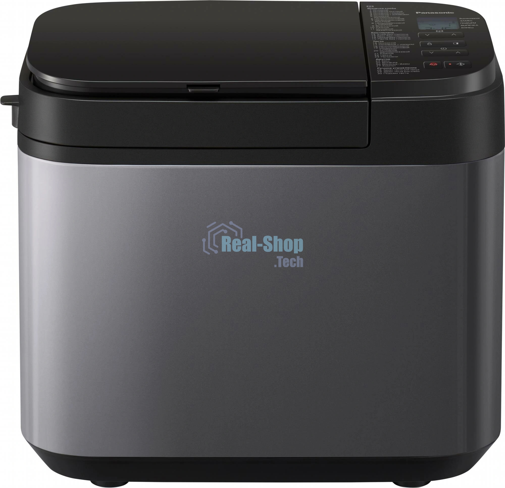 Хлебопечка Panasonic SD-YR2540HTS серый/черный, 550 Вт, 1.1 кг, 30 программ