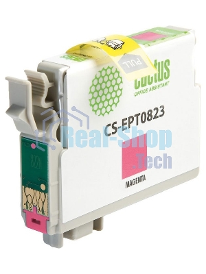 Картридж струйный Cactus CS-EPT0823 (T0823) пурпурный (13,8 мл) для Epson Stylus Photo R270/290/RX590