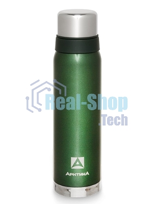 Термос Арктика, 106-900 зеленый, узкое горло 0,9 л американский дизай