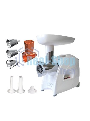 Мясорубка электрическая Аксион М641.03 белый, 2000 Вт, до 3 кг/мин