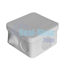 Коробка распр. ОП 75х75х45 7 выходов 3 гермоввода IP54 крышка защелкивающаяся сер. Epplast 220322