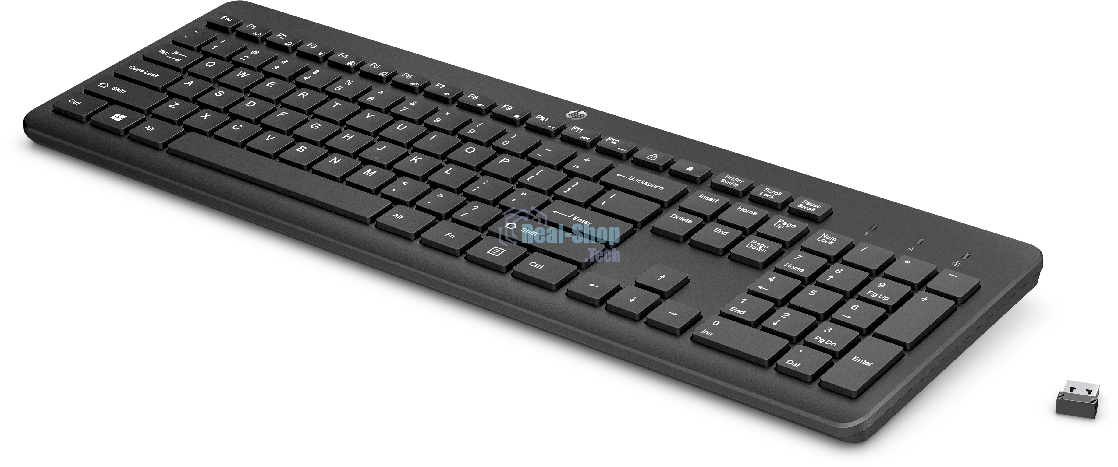 Комплект клавиатура+мышь HP 230 беспроводной, USB, чёрный