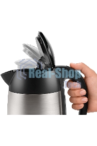 Чайник электрический Bosch TWK3P420 1.7 л, 2400 Вт, черный (корпус: нержавеющая сталь)