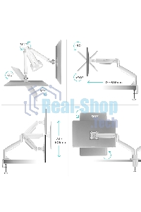Кронштейн ONKRON кронштейн для монитора 13