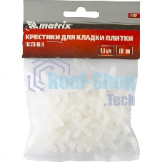 Крестики Matrix, 4,0 мм, для кладки плитки, 100 шт.