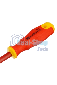 Отвертка диэлектрическая Сибртех SL6,5 х 150 мм, до 1000 В, двухкомпонентная рукоятка