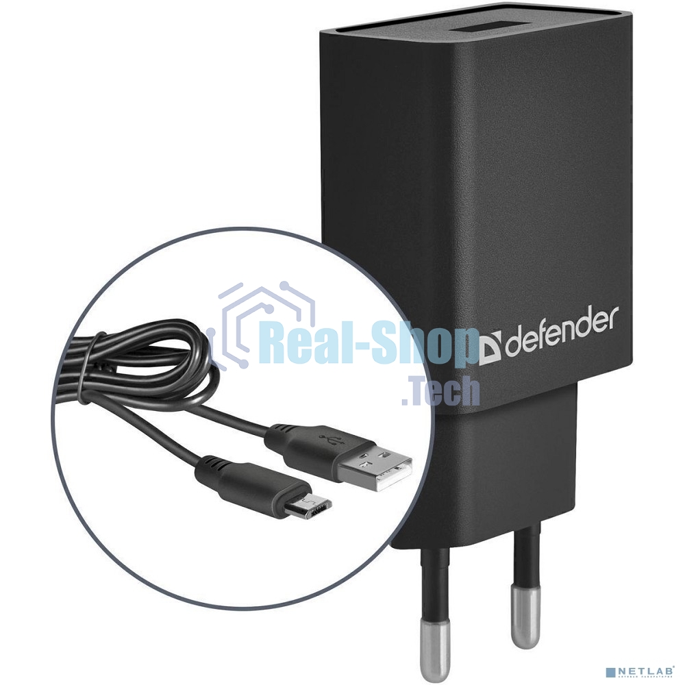 Сетевой адаптер Defender 1xUSB,5V/2.1А, кабель micro-USB (UPC-11)