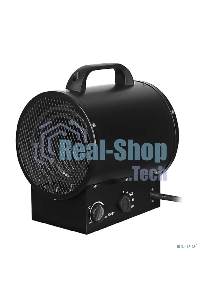 Пушка тепловая электрическая Rexant круглая, прямоугольная подставка, ТЭН, 3кВт