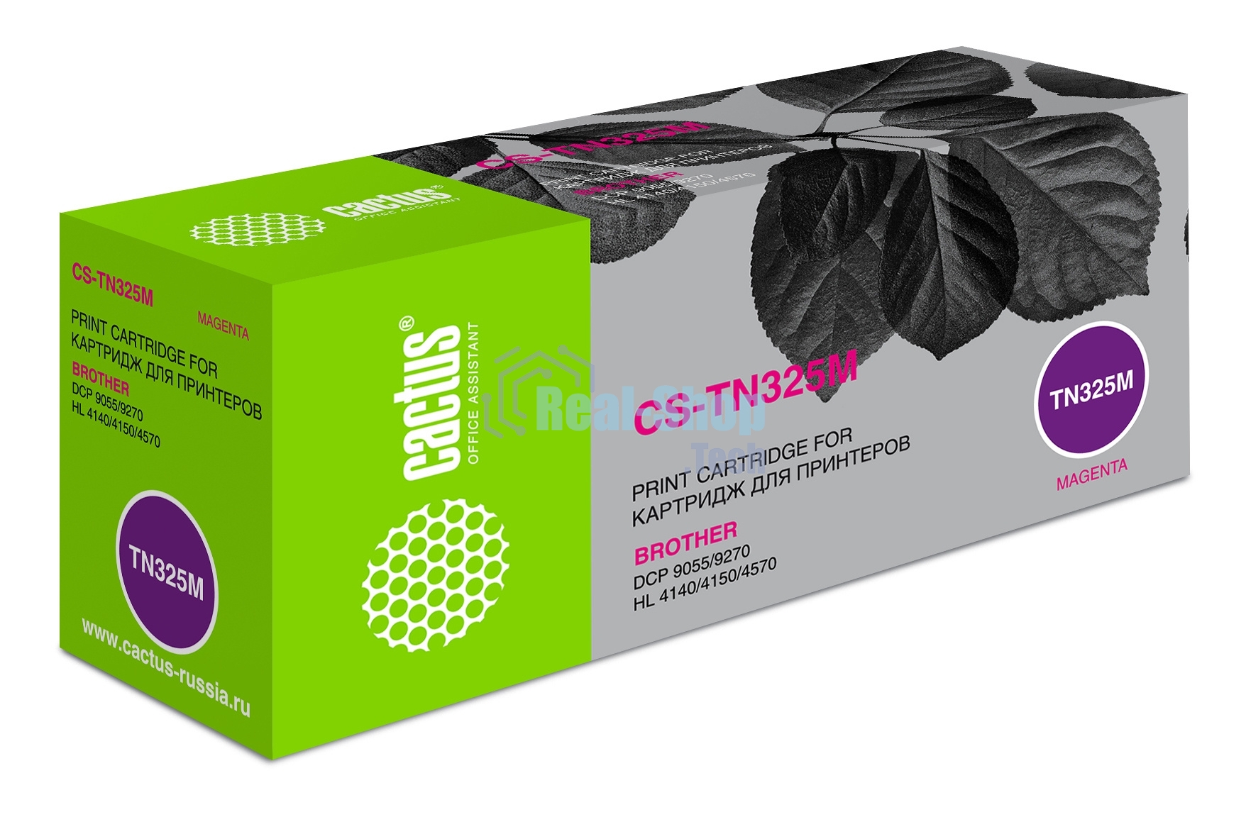 Картридж лазерный Cactus CS-TN325M пурпурный (3500 стр.) для Brother DCP 9055/9270; HL 4140/4150/4570