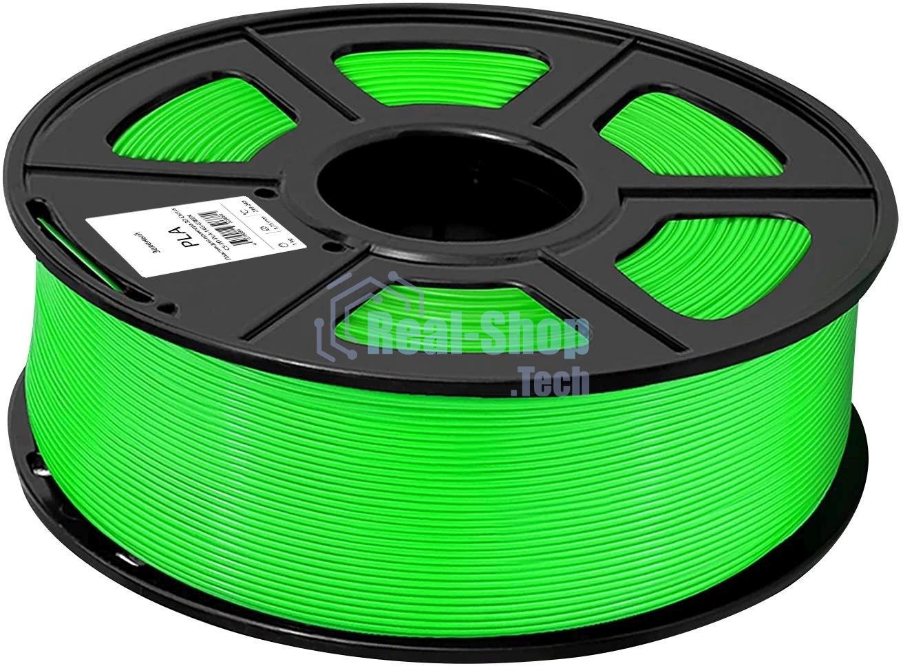 Пластик для принтера 3D Cactus CS-3D-PLA-1KG-GREEN PLA d1.75мм 1кг 1цв.