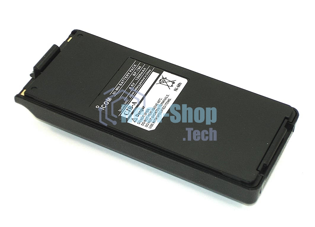 Аккумулятор для Icom IC-A4 (BP-195, BP-196) 1500mah 9,6V Ni-Mh