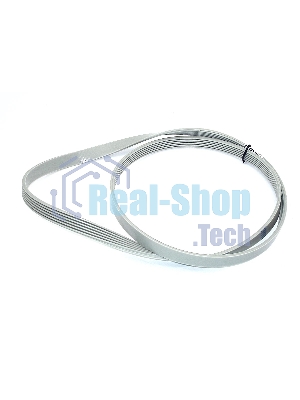 Ремень 1280 J6 для стиральной машины Electrolux, Zanussi, AEG, Whirlpool, Indesit белый 1233мм