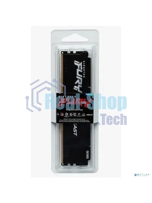 Оперативная память Kingston Fury Beast, DDR5, 32GB (1x32GB), 6000MHz, CL30, DIMM, с радиатором, черный