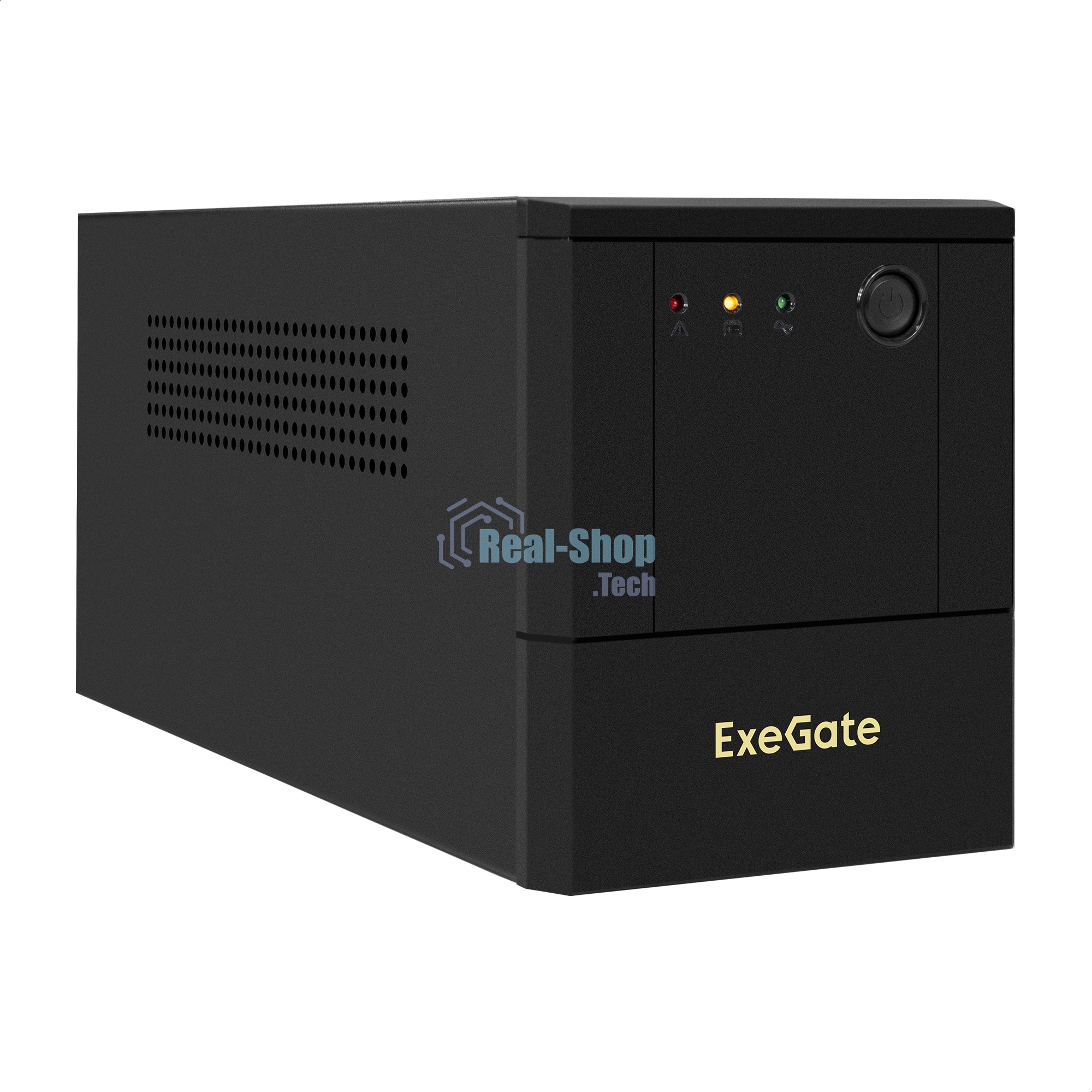 Источник бесперебойного питания ExeGate SpecialPro UNB-1000.LED.AVR.8C13.USB (1000VA/700W, LED, AVR, 8*C13, USB, батарея 12V 7.2Ah - 2 шт., металлический корпус, Black)