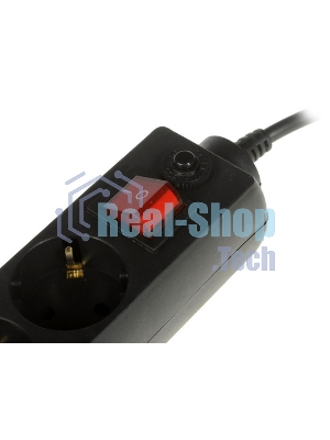 Сетевой фильтр 5bites GARDA SP6B-550 6S/3x0.75 мм2/5 м/черный
