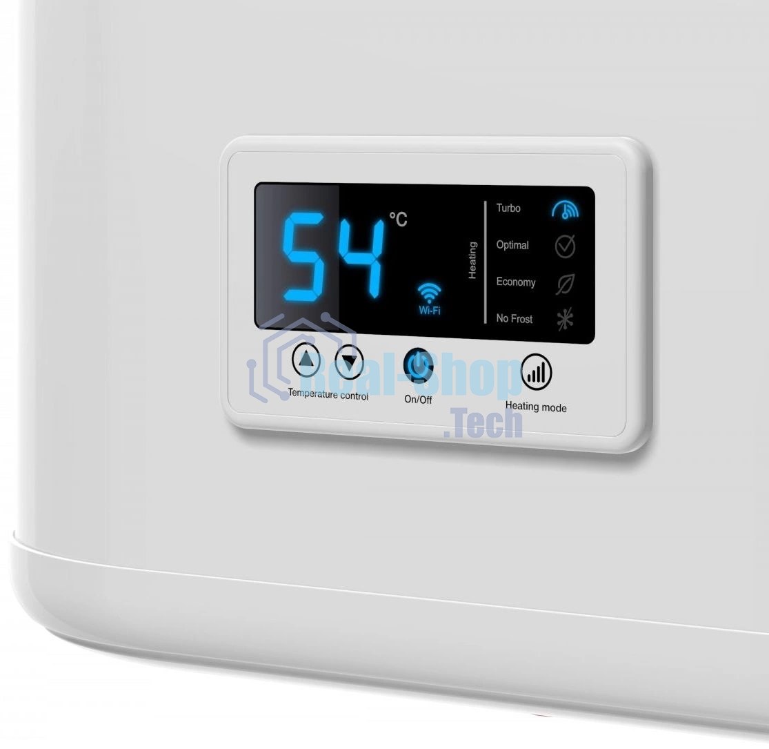 Водонагреватель электрический Thermex IF 100 V (pro) Wi-Fi белый, накопительный, 100 л, 2 кВт, настенный, вертикальный, плоский, с управлением по Wi-Fi
