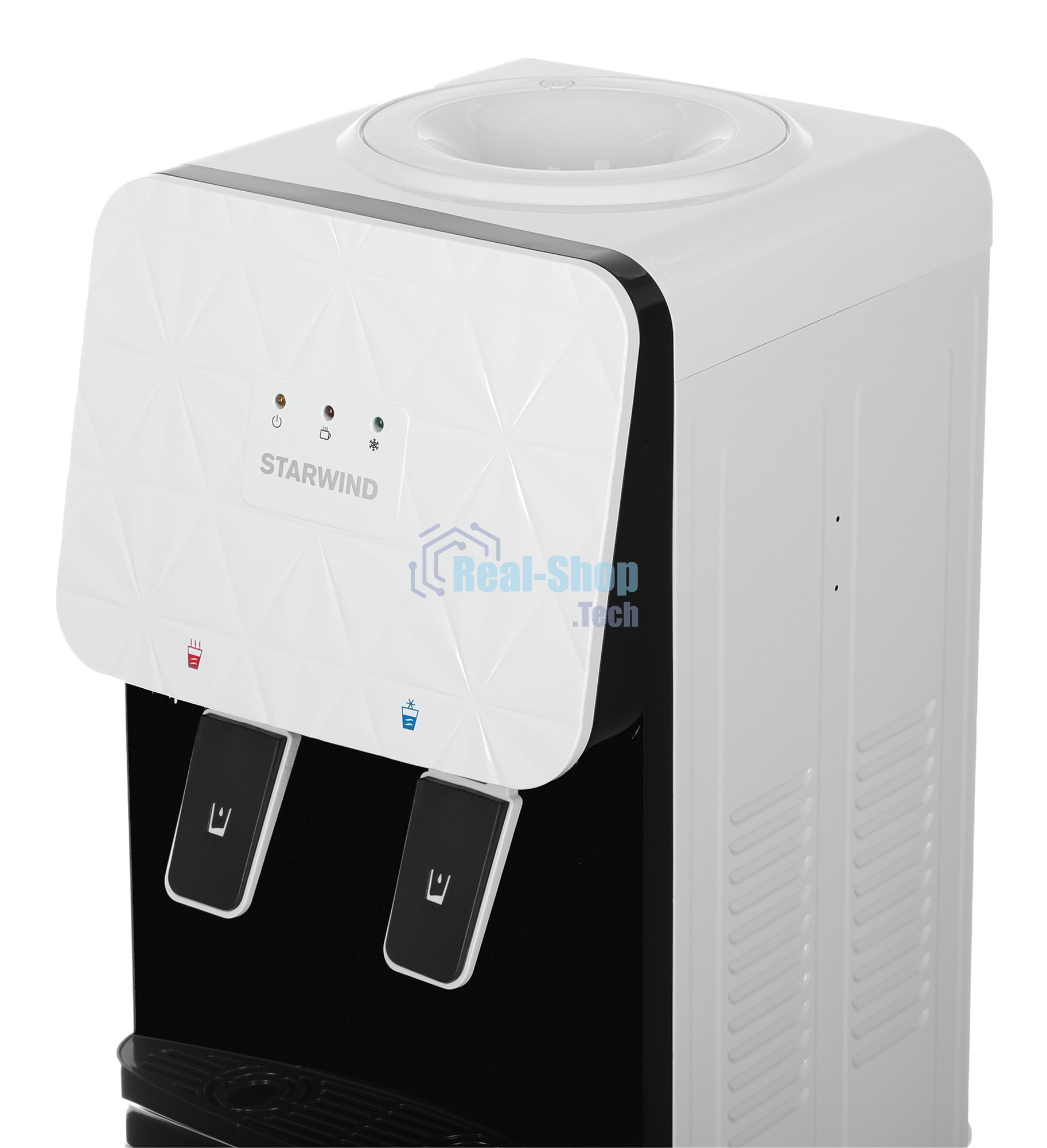 Кулер для воды Starwind SW-1003EW, верхняя загрузка, нагрев 85 °С, охлаждение 10 °С, белый