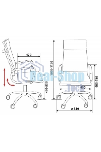 Кресло руководителя Бюрократ CH-993/black черный, искусственная, кожа, крестовина хромированная