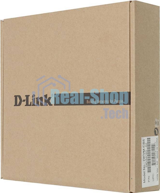 Переключатель D-Link DKVM-CB5Кабель KVM для подключения клавиатуры, мыши и монитора, длина 4,5 м