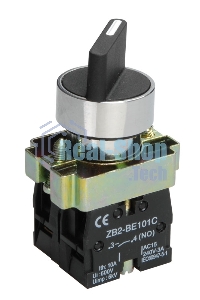 Переключатель LAY5-BD33 на 3 полож. черный I-O-II станд. ручка ИЭК BSW60-BD-3-K02