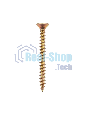 Саморез универсальный Kranz 5х50, желтый цинк, упаковка поставщика (4 000 шт.)