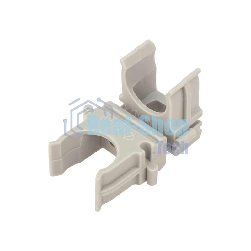 Крепеж-клипса Rexant для трубы ø 16 мм серая (10 шт./уп.)