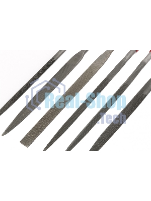 Набор Matrix надфилей, 160x4мм, 6 шт., обрезиненные рукоятки