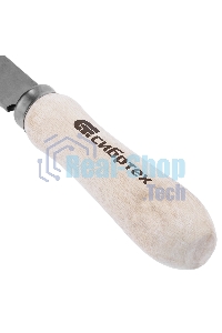 Напильник Сибртех, 150 мм, плоский, деревянная ручка