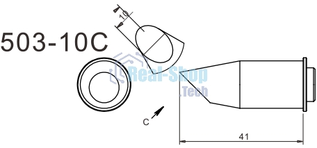 Жало для паяльника Quick Quick 503-10C
