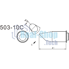 Жало для паяльника Quick Quick 503-10C