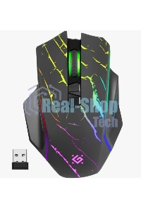 Мышь беспроводная Defender Uran GM-503 черный, 3200 dpi, радиоканал, USB, кнопки - 8