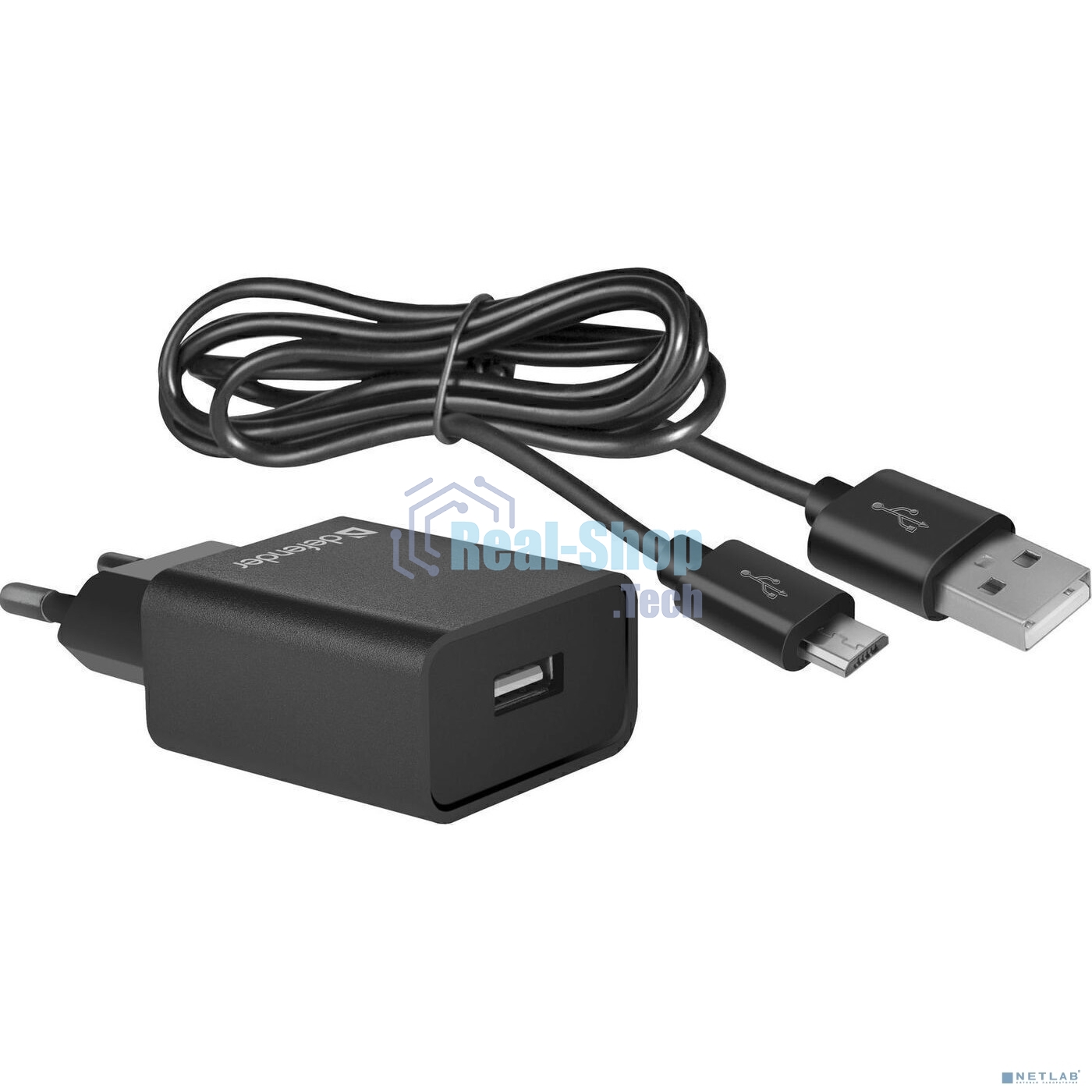 Сетевой адаптер Defender 1xUSB,5V/2.1А, кабель micro-USB (UPC-11)