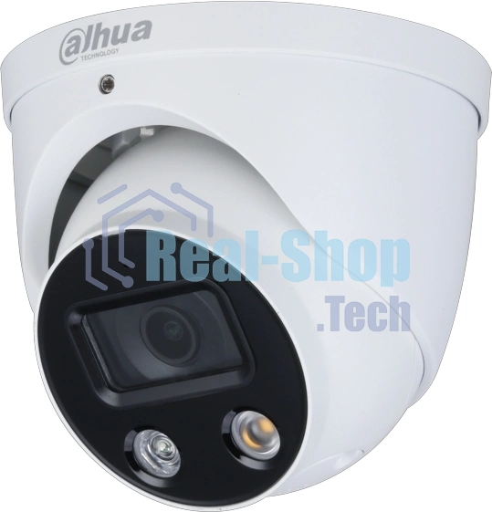 Камера видеонаблюдения IP Dahua DH-IPC-HDW3449HP-AS-PV-0360B-S5 3.6-3.6мм цв. корп.:белый/черный (DH-IPC-HDW3449HP-AS-PV-0360B)