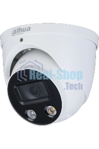 Камера видеонаблюдения IP Dahua DH-IPC-HDW3449HP-AS-PV-0360B-S5 3.6-3.6мм цв. корп.:белый/черный (DH-IPC-HDW3449HP-AS-PV-0360B)