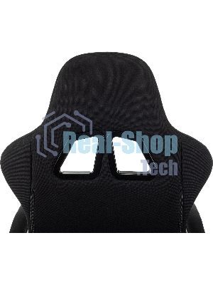 Кресло Zombie Weaver черный, ткань, подголовник, подставка для ног