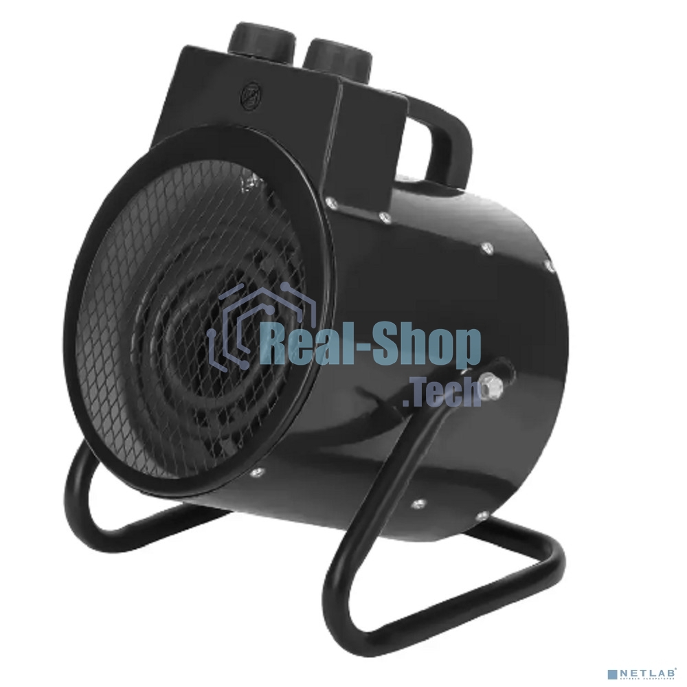 Пушка тепловая электрическая Rexant круглая, регулировка угла наклона, ТЭН, 2кВт