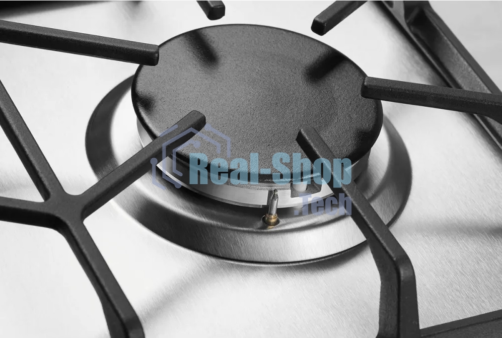 Встраиваемые газовые панели Kuppersberg FS 62 X, 4 конфорки, нерж. сталь