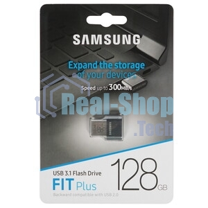 Флешка USB Samsung FIT Plus, 128Gb USB 3.1, 300 Mb/s